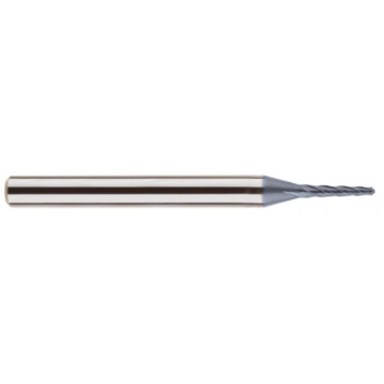 4G MILL 4 Flute 30°Helix Taper Neck Corner Radius End mill