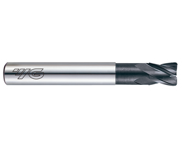 D-POWER 4 Flute 30°Helix Corner Radius End mill With Neck