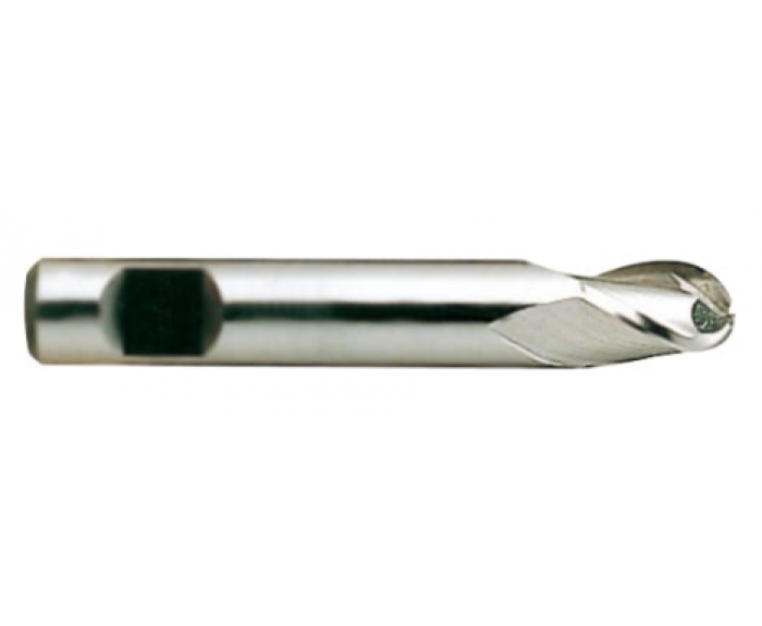 HSSCo8(M42) 3 Flute 30°Helix Ball End mill