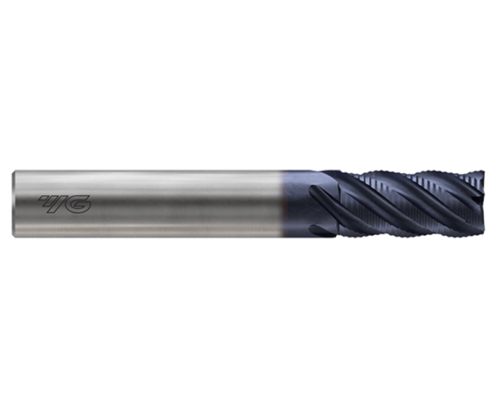 TitaNox-Power 5 Flute 40°Helix Roughing Corner Radius End mill
