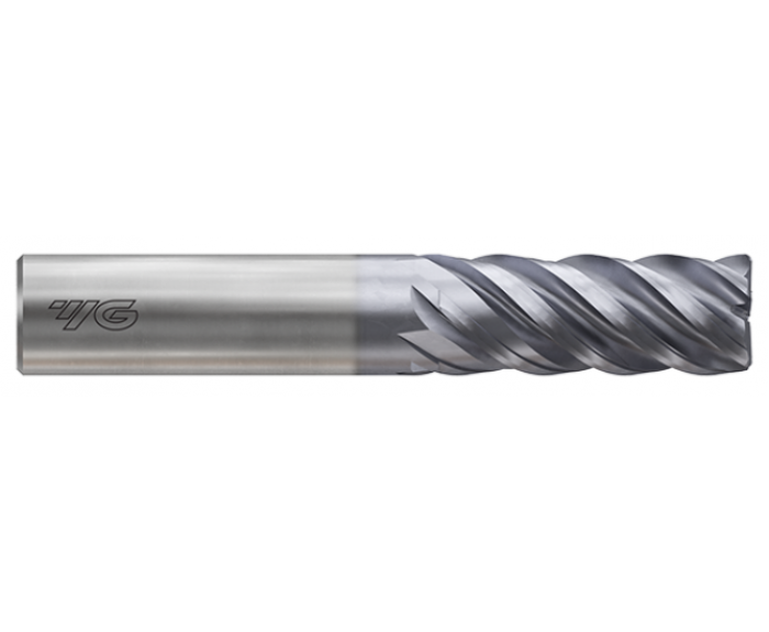 TitaNox-Power 5 Flute Multiple Helix Short End mill
