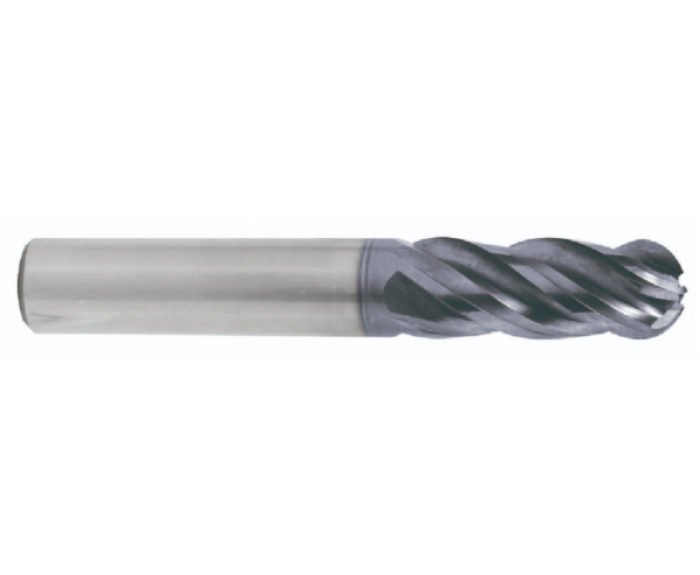 V7 PLUS 4 Flute Multiple Helix Regular Ball End mill