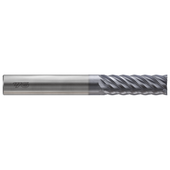 V7 PLUS 6 Flute 45°Helix Ex-Long Chip Splitter End mill