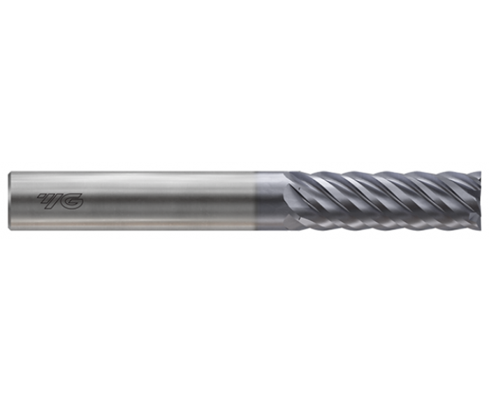 V7 PLUS 6 Flute 45°Helix Ex-Long Chip Splitter End mill