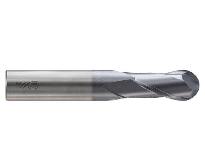 X-POWER 2 Flute 30°Helix Short Ball End mill