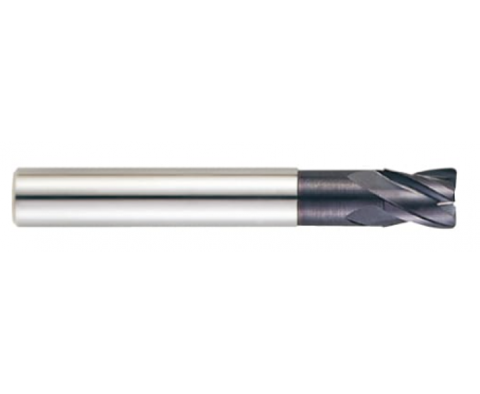 X-POWER PRO 4 Flute 30°Helix Stub Corner Radius End mill